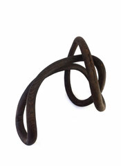 Verwandeln VI / 2021 / 85 x 60 x 63 cm / Eschenholz geflammt