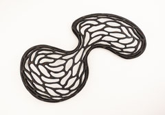 Glücksfänger I / 2019 /  65 x 10 x 35 cm / Eschenholz, geflammt (sold)