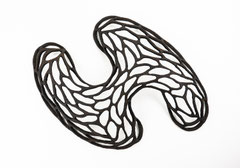 Glücksfänger III / 2019 /   65 x 10 x 35 cm / Eschenholz, geflammt (sold)