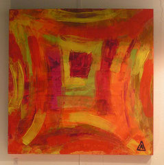 Curvangle Rouge - 40 x 40 cm - 40 euros