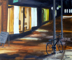 Machnower Straße, Acryl, 60x50, 2013