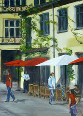 Heckmann-Höfe, Acryl, 50x70, 2012