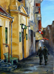 Anhaltiner Straße, Acryl, 30x40, 2014