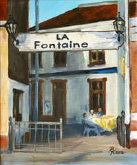 La Fontaine, Acryl, 24x30, 2013