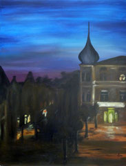 Binz bei Nacht, Acryl, 80x100, 2011
