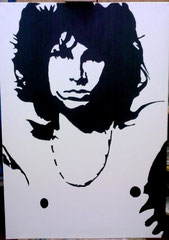 "Jim Morrison" Acryl auf Leinwand