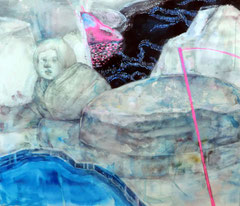 「a seal」　2006　455×530mm　紙に水彩、アクリル