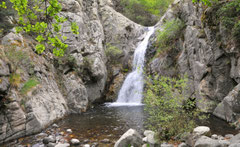 Cascade du St Vincent, au dessus de Vernet.