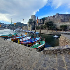 Collioure et ses barques colorées