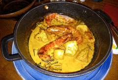 Le plat terre - mer à déguster au Patio, mon péché mignon 😋👌