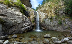 Cascade des Anglais sur le St Vincent.