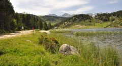 Estany de la Pradella en dessous du Lac des Bouillouses.