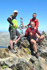 Sommet atteint, 2921m, la croix du Carlit