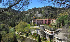 Vue sur la station Thermale de Moligt-les-Bains