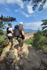 Point de vue au dessus de Vernet