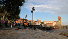 Fin d'après-midi à Collioure.