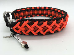 Halsband "Fly Trap" in Neon Orange