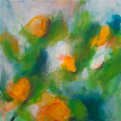 Sommer in Woserin 2 60x60 Acryl auf Leinwand