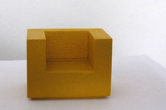 Bauhaus-Sessel gelb