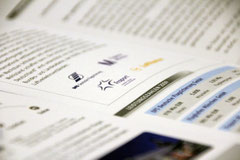 Initiative Luftverkehr für Deutschland: Flyer, Detailansicht