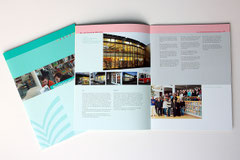 Stadtbibliothek Darmstadt - hier: Imagebroschüre - ferner: Plakate, Aufkleber, Einladungskarten, Flyer