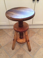 Refurbished wooden artist's stool
