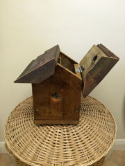 Another custom bird house with opening roof as requested