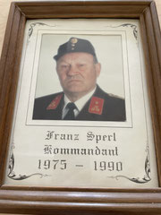 Kommandant Franz Sperl 1975-1990