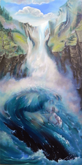 100x50cm. Ol/Leiwand 1.200,-€