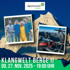 Vortrag Klangwelt Berge Alpenverein Mödling November