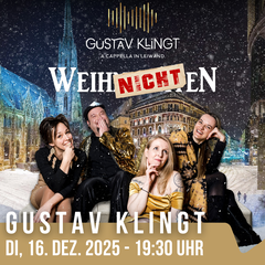 Konzert GUSTAV KLINGT Dezember