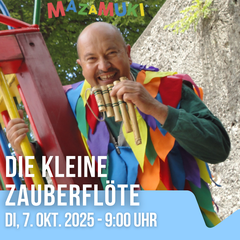 Kinderkonzert Schulvorstellung Mazamuki Die kleine Zauberflöte Oktober