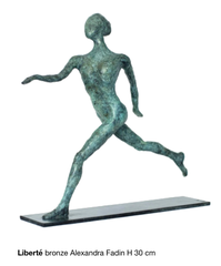 "Liberté" Sculpture en bronze