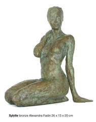 "Sybille" Sculpture en bronze