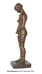 "Recueillement" Sculpture en bronze