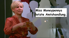 “Miss Moneypenny’s last official act.”