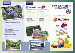 Frutania, Flyer zum Thema Steinobst