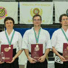 podium, catégorie 0-3 dan, juillet 2014