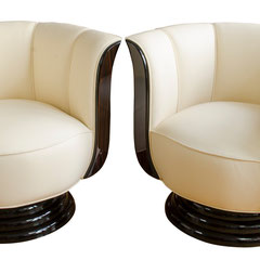 A Pair of Swivel Chairs