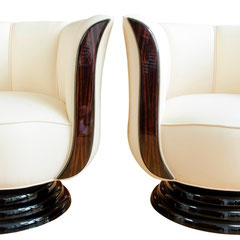 A Pair of Swivel Chairs
