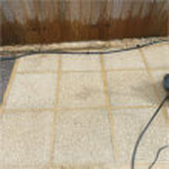 After jet washing