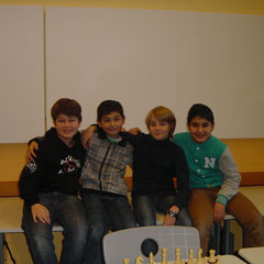 v.l.nr. Kay Kersten, Mert Alkin, Eric Hotho und Muhammed Kizilkaya