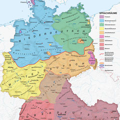 German language areas for: Neue Fruchtbringende Gesellschaft in Köthen/Anhalt