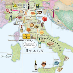 Atlas de topónimos proverbiales - Italia