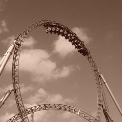 Blue Fire im Retro-Stil