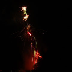 Abschluss-Feuerwerk auf'm Campingplatz