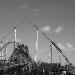 Blue Fire im Retro-Stil