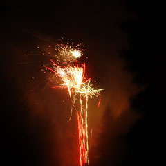 Abschluss-Feuerwerk auf'm Campingplatz