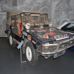 VW Iltis von 1980. 4 Zylinder Reihenmotor mit 1,7l Hubraum und 75PS.