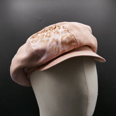 JENNY : casquette gavroche à ! pans en coton et suedine